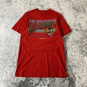 Vintage Red T-Shirt Mount Rushmore